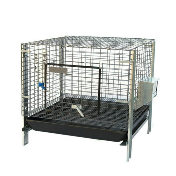 Stackable Rabbit Cage with Feeder Water Bottle Guinea Pig Ferret Bunny Cage