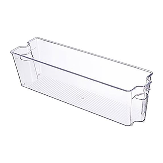 Stackable Refrigerator Drawers | Pull Out Clear Fridge Organizer Bins with Handles for Fruits, Vegetables & Food Storage | Space Saving Kitchen & Pantry Organization Set, Size M