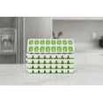 thumbnail image 1 of Stackable Silicone Ice Cube Trays with Lids, 4 Pack BPA Free Easy Release Ice Molds for Freezer, Perfect for Cocktails, Coffee, and Baby Food Storage, 1 of 6