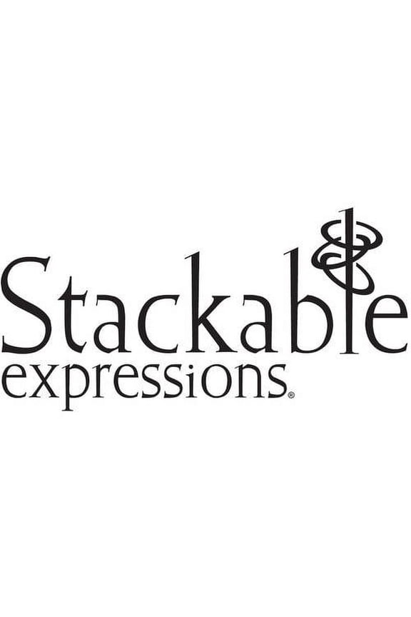 Stackable Sterling Silver Brown Slip-On Enamel Bangle