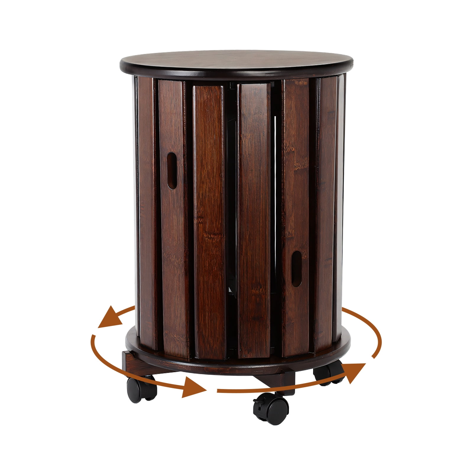 Stackable Stools Set of 4, Wooden Stools on Wheels, 18 Inch Stool ...