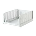 thumbnail image 1 of Stackable Storage Bins, Wardrobe Organizer Drawers, Foldable Plastic Storage Basket With Slide Track, Waterproof Space Saving Cabinet And Closet Organizer For Bedroom Office, 1 of 7