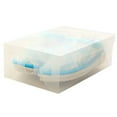 thumbnail image 1 of Stackable Storage Box Cozival Multicolor Plastic Storage Box with Lid - Foldable & Stackable Textile Organizer, Dustproof & Space-Saving for Home, Plastic Organizer with Lid, White, 1 of 2