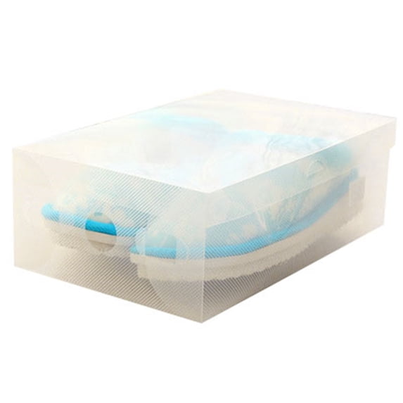 Stackable Storage Box Cozival Multicolor Plastic Storage Box with Lid - Foldable & Stackable Textile Organizer, Dustproof & Space-Saving for Home, Plastic Organizer with Lid, White