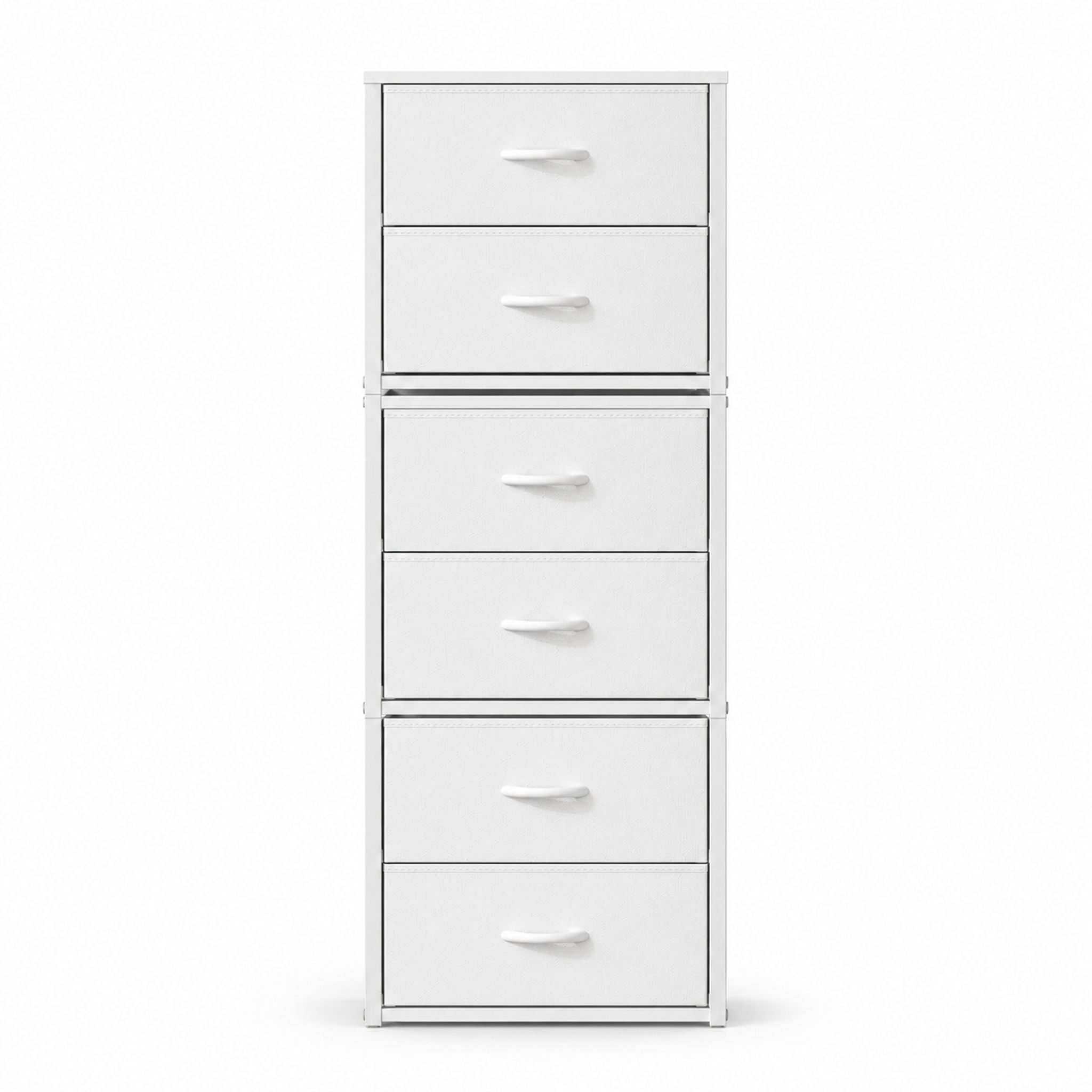 Storage Drawerws Stackable Storage Drawers, 3-Pack (6 Drawers Total), Metal Frame and ...