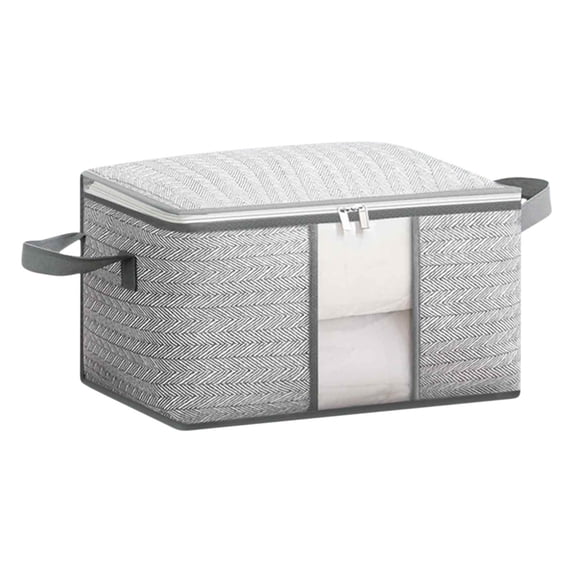 Stackable Storage Drawers with Lid for Bedroom and Wardrobe Organization – Non-Woven Fabric Folding Container, 35 x 25 x 20 cm