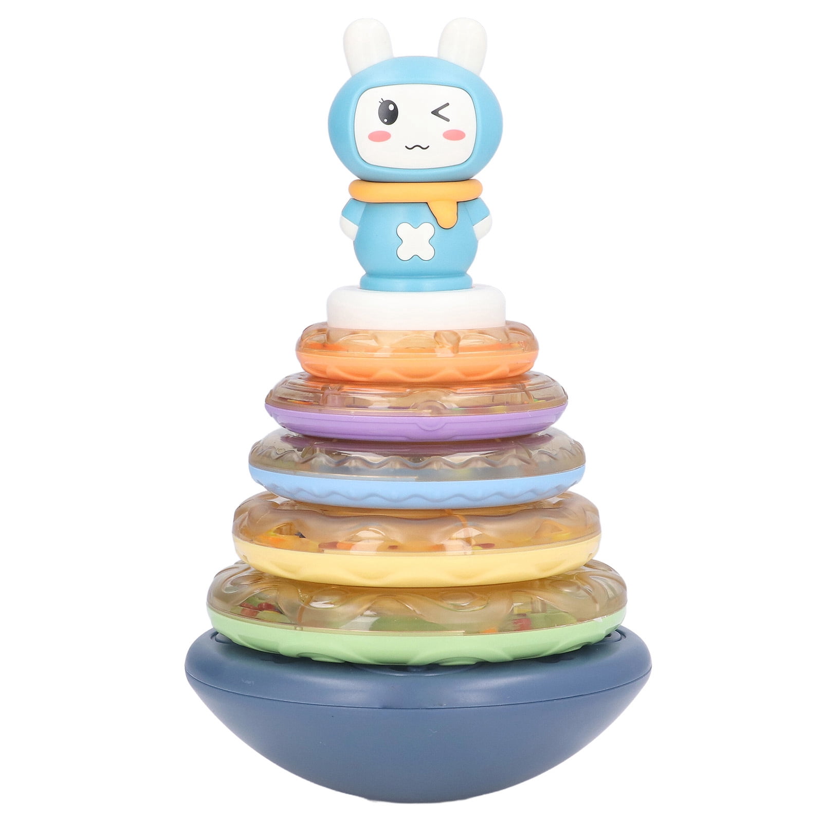 Stackable Toy Adjustable Volume Bright Colors Stack and Sing Rings for ...