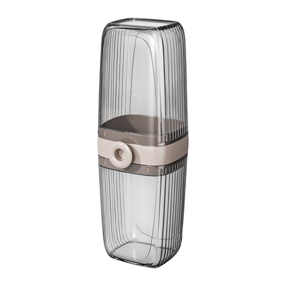 Stackable Travel Mouthwash Cup Brushing Container Organizers Cylinder Toothbrush Bucket Toothpaste Box Bathroom Storage