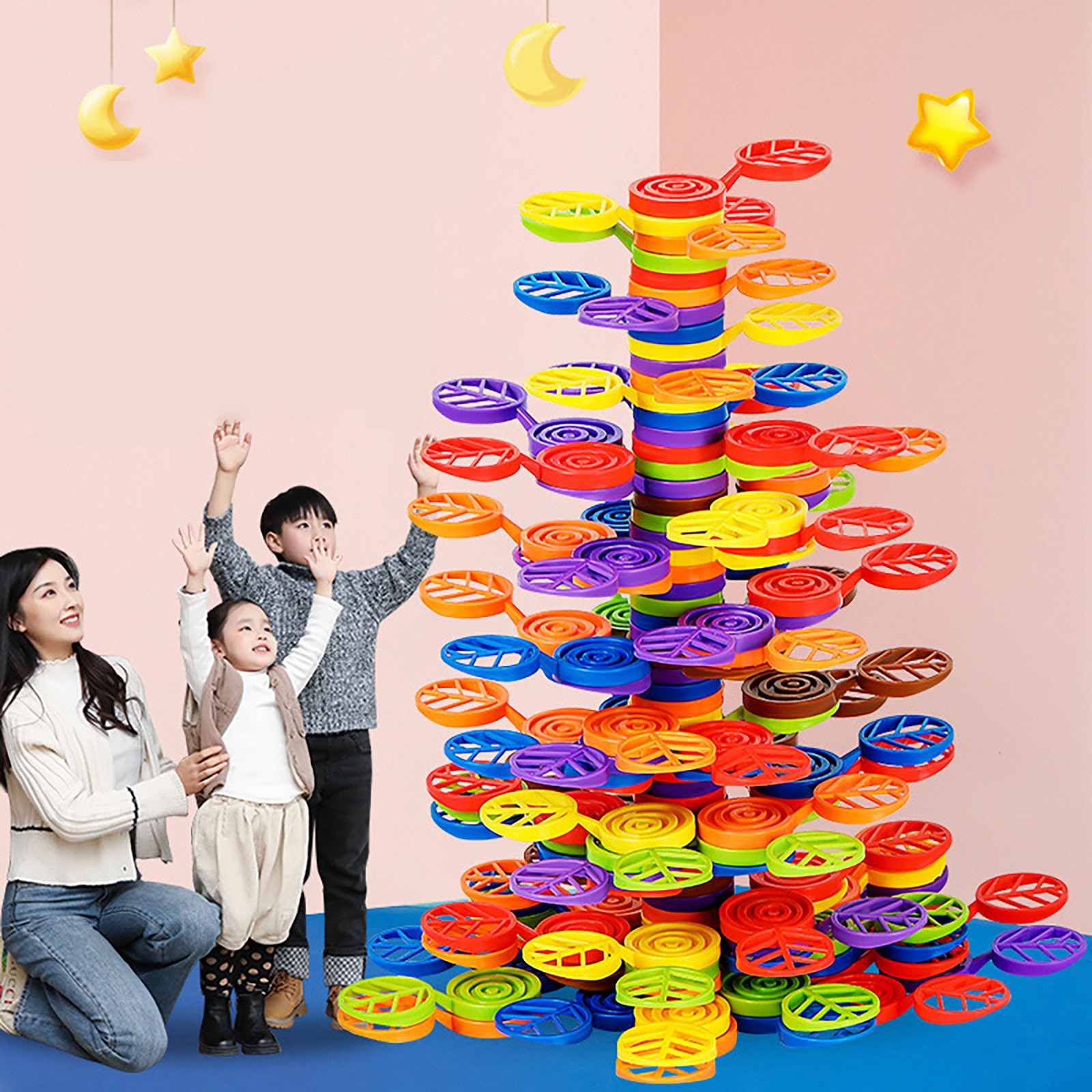 Stackable Tree Balancing Parent Child Interactive Educational Toy ...