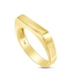 thumbnail image 1 of AFFY Stackable Unisex Signet Ring In 10k Yellow Gold, Ring Size-11.5, 1 of 3