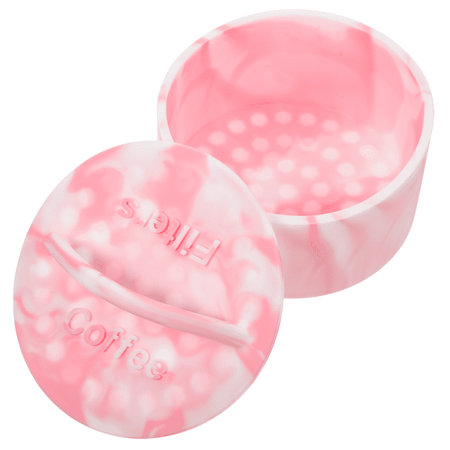 Stackable Water Bottle Coffee Filter Box Pink Container Shop Supplies