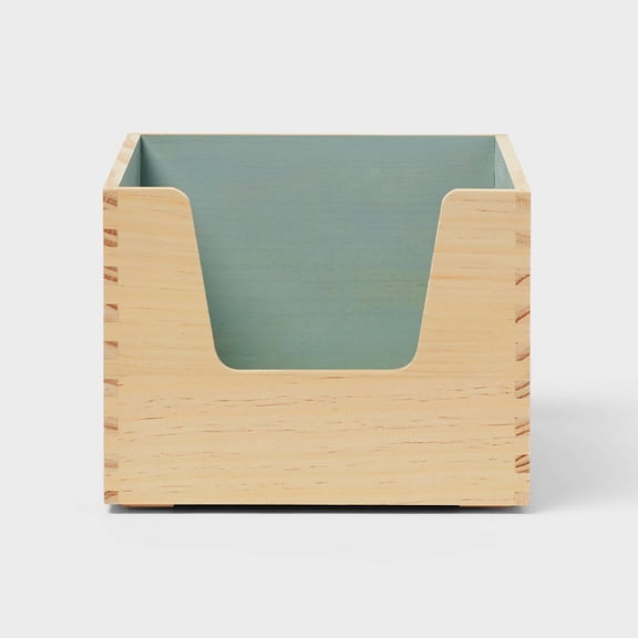 Stackable Wood Storage Bin