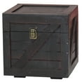 thumbnail image 1 of Stackable Wooden Cargo Crate Style Storage Chest, 1 of 8