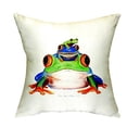 thumbnail image 1 of Stacked Frogs Indoor/Outdoor Throw Pillow, 1 of 2