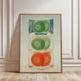 thumbnail image 1 of Stacked Jelly Cubes Red Green Blue Poster, Unframed Paper Poster 16x20in, 1 of 4