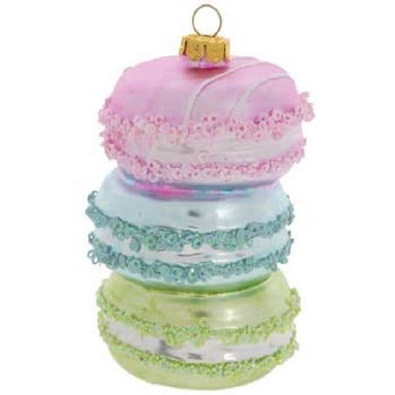 Stacked Macarons Ornament Christmas Tree Mantel Home Decoration
