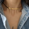 thumbnail image 1 of Stacked Snake Bone Chain High-End Retro Necklace, 1 of 10