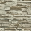 thumbnail image 1 of Stacked Stone Peel and Stick Wallpaper, 1 of 10