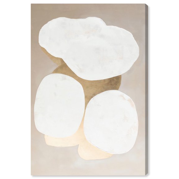 Stacked Stones II Canvas Modern Boho Abstract by Art Remedy, Gallery Wrapped, 20 x 30