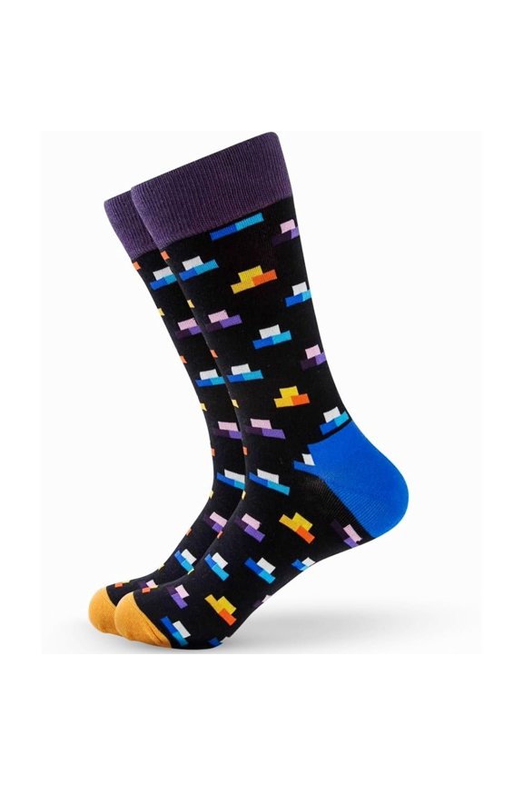 Stacked Striped Socks from the Sock Panda (Adult Large)