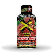 Stacker 2 Xtra Energy Shot, Berry, 2 Fl Oz (Innerpack of 12)