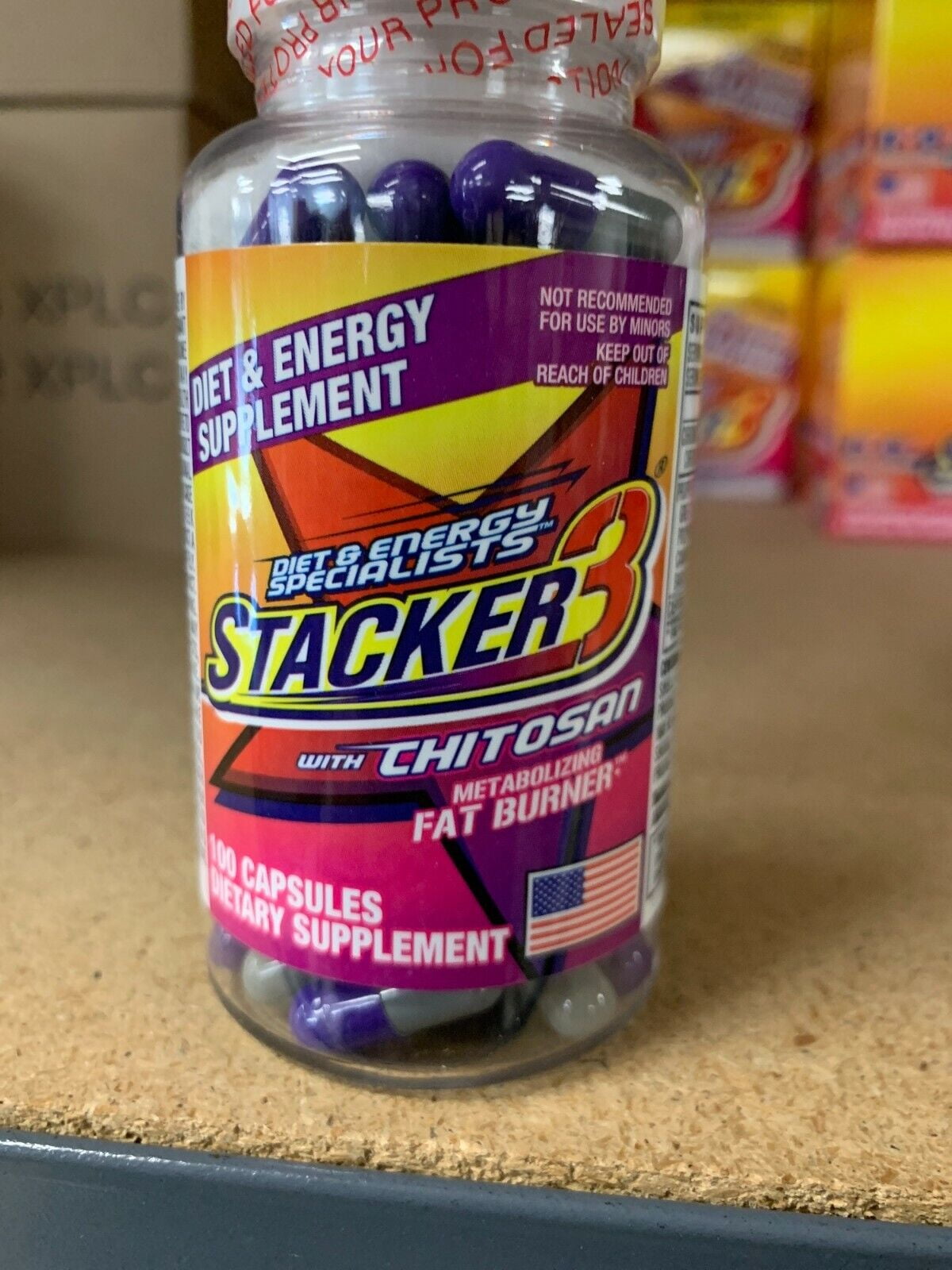 Stacker 3 100ct Weight Loss & Energy Dietary Supplement