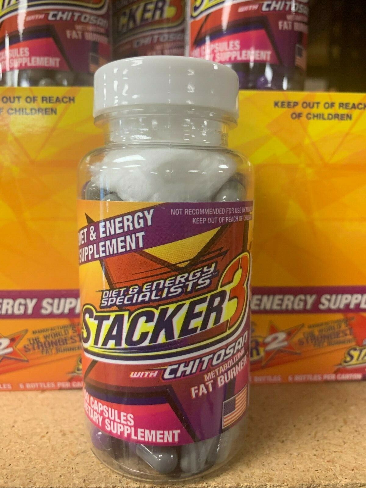 Stacker 3 Weight Loss & Energy Dietary Supplement 100 capsule