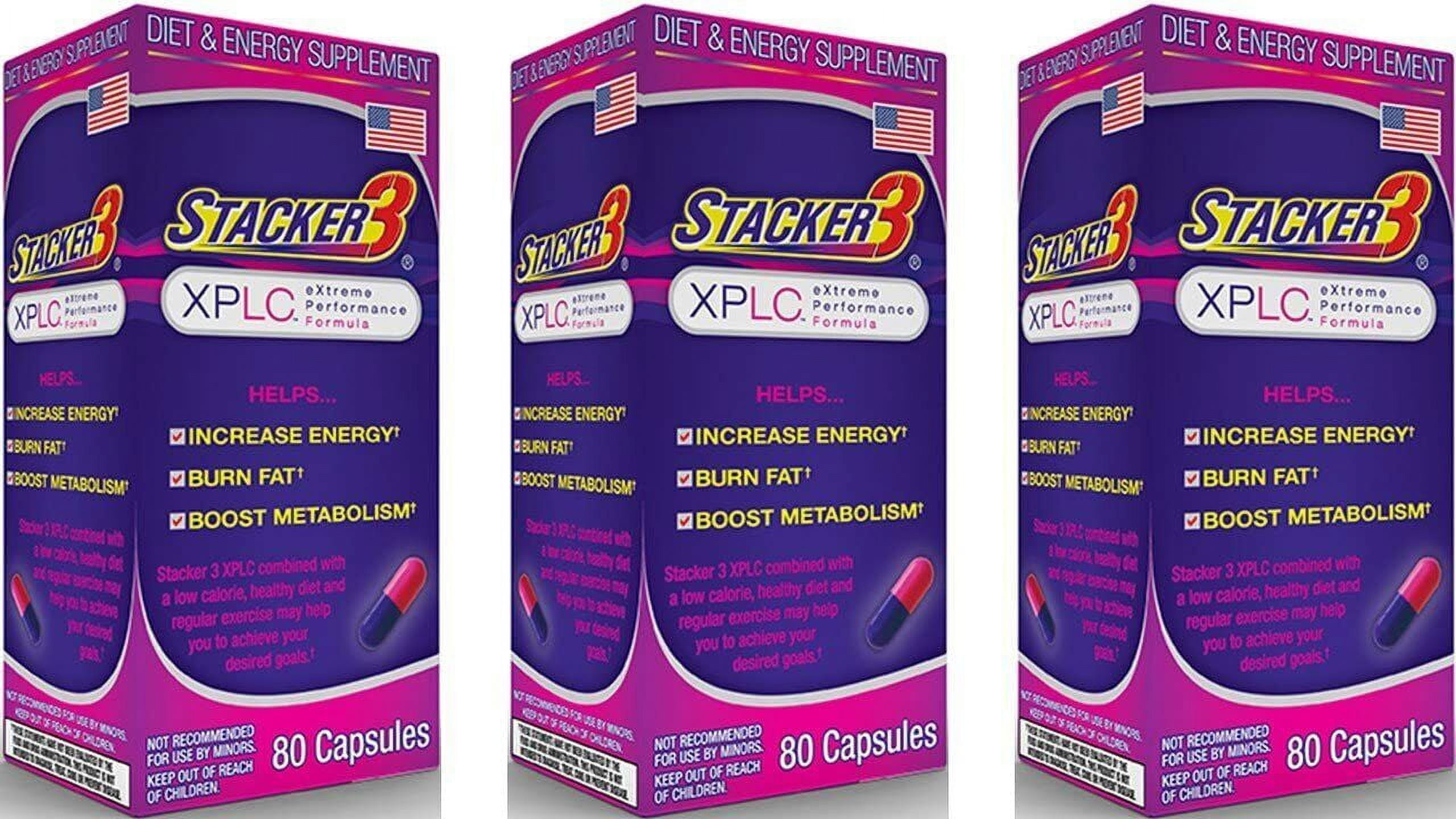 Stacker 3 XPLC 80 Capsules/Bottle (3 Pack) = 240 Capsules