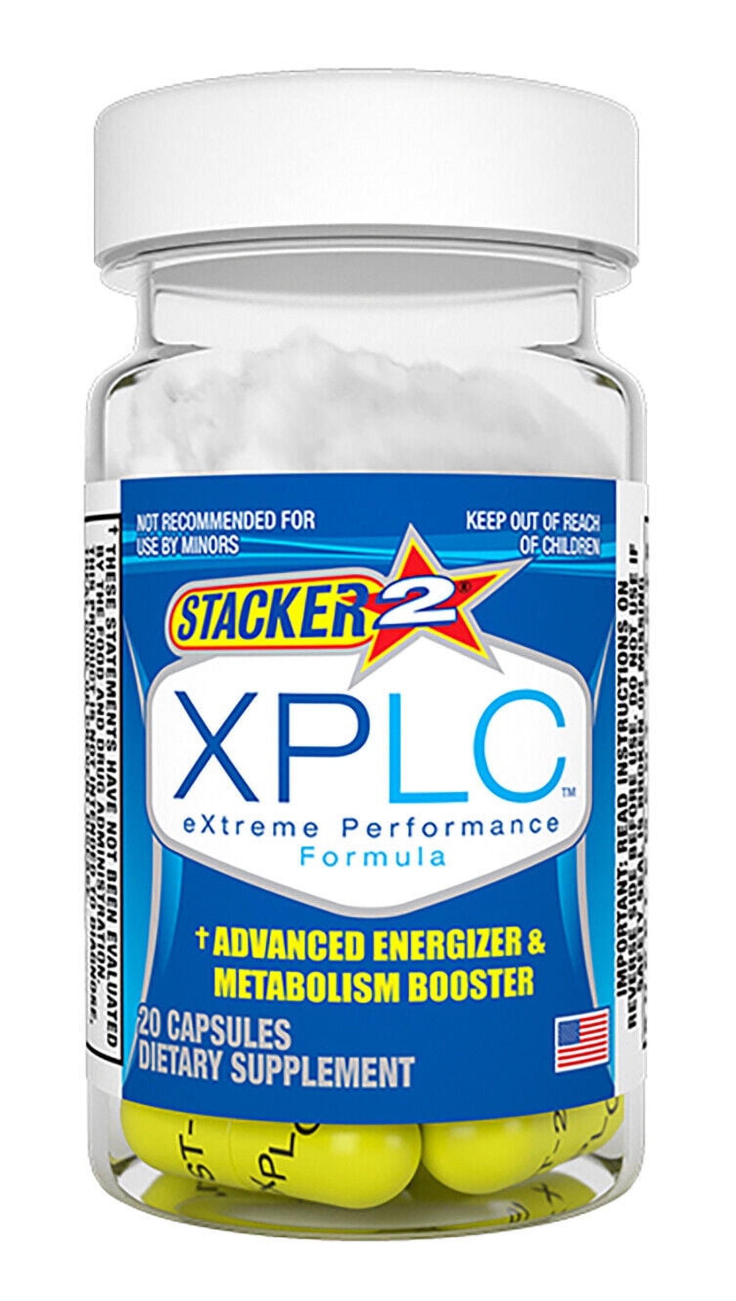 Stacker XPLC 2 Weight Loss & Energy Dietary Supplement 20 Capsules