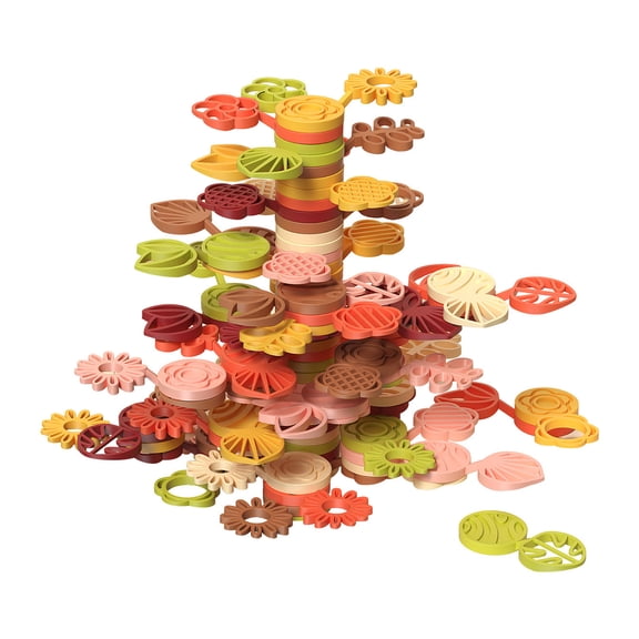 Stacking Balance Game Building Blocks Set for Kids, Balance Tree for Boys Girls Ages 3-8 Desktop Game Gifts-70Pieces