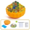 thumbnail image 1 of Stacking Bead Puzzle Game, Interactive Multiplayer Dexterity Challenge for Family Gatherings, Portable Board Game with Shaking Tower, Includes Dice and Storage Accessories, 1 of 7
