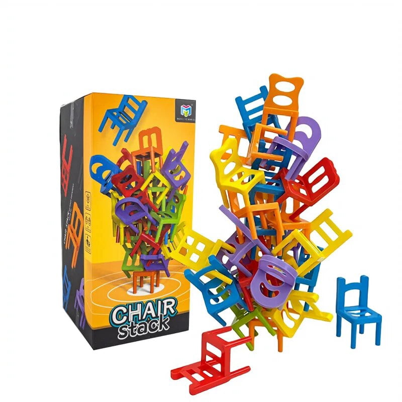 Stacking Chairs, Educational Toys, Building Blocks Stacking Chairs ...