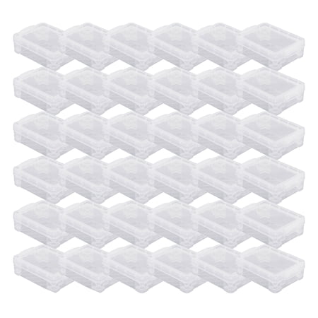 Stacking Crayon Box by Simply Tidy - Plastic Storage Containers for School Supplies - Sewing and Crafts - Clear - Bulk 36 Pack