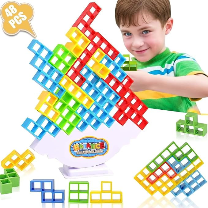 Stacking Game Balance Stacking Blocks Game, Board Games for 2 Players+ ...