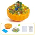 thumbnail image 1 of Stacking Game for Klds and Adults, Skill Development Shaking Tower with 60 Glass Beads, Dice & 15 Challenge Cards, Fun Family Board Games for Parties, Indoor Activities, Focus Training, 1 of 7