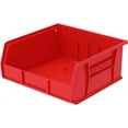 thumbnail image 1 of Akro-Mils 30235 AkroBins Plastic Storage Bins, Space-Saving Stackable Bins for Garage, Pantry, Craft Organization, 11-" x 11-" x 5-", Red, 6-Pack, 1 of 12
