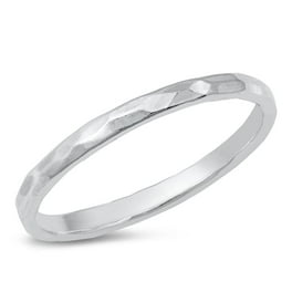 CHOOSE YOUR COLOR Thin Stacking Plain Wholesale Ring Sterling