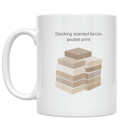 Stacking Scented Soap Bricks Design - Soap Enthusiast - 11 oz Ceramic Coffee Mug