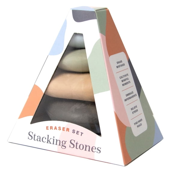 Stacking Stones: Eraser Set (Novelty Gift, Artist Gift, Writer Gift, Stocking Stuffer) (Other)