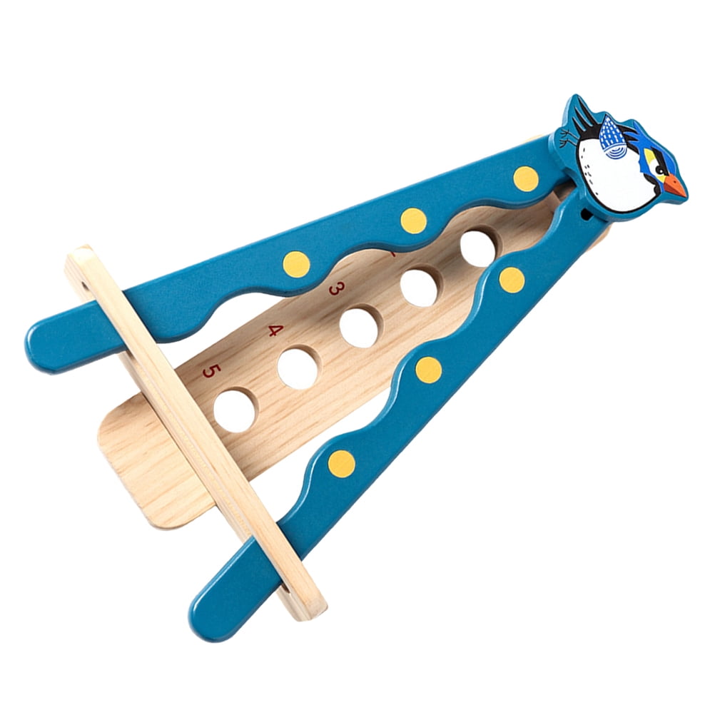 Stacking Toy Kids Wooden Toys Climbing Ball Catcher Hands Preschool Games Puzzle Rolling Beads