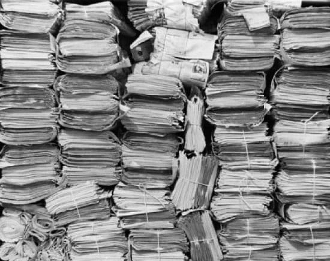Stacks of paper bundles Canvas Art -  (18 x 24)