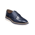 thumbnail image 1 of Stacy Adams Alario Wingtip Oxford Croco Leather Shoes Blue 25725-400, 1 of 7