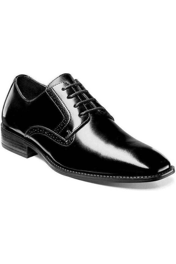 Stacy Adams Ardell Plain Toe Oxford Dress Shoes Black Leather 20162-001