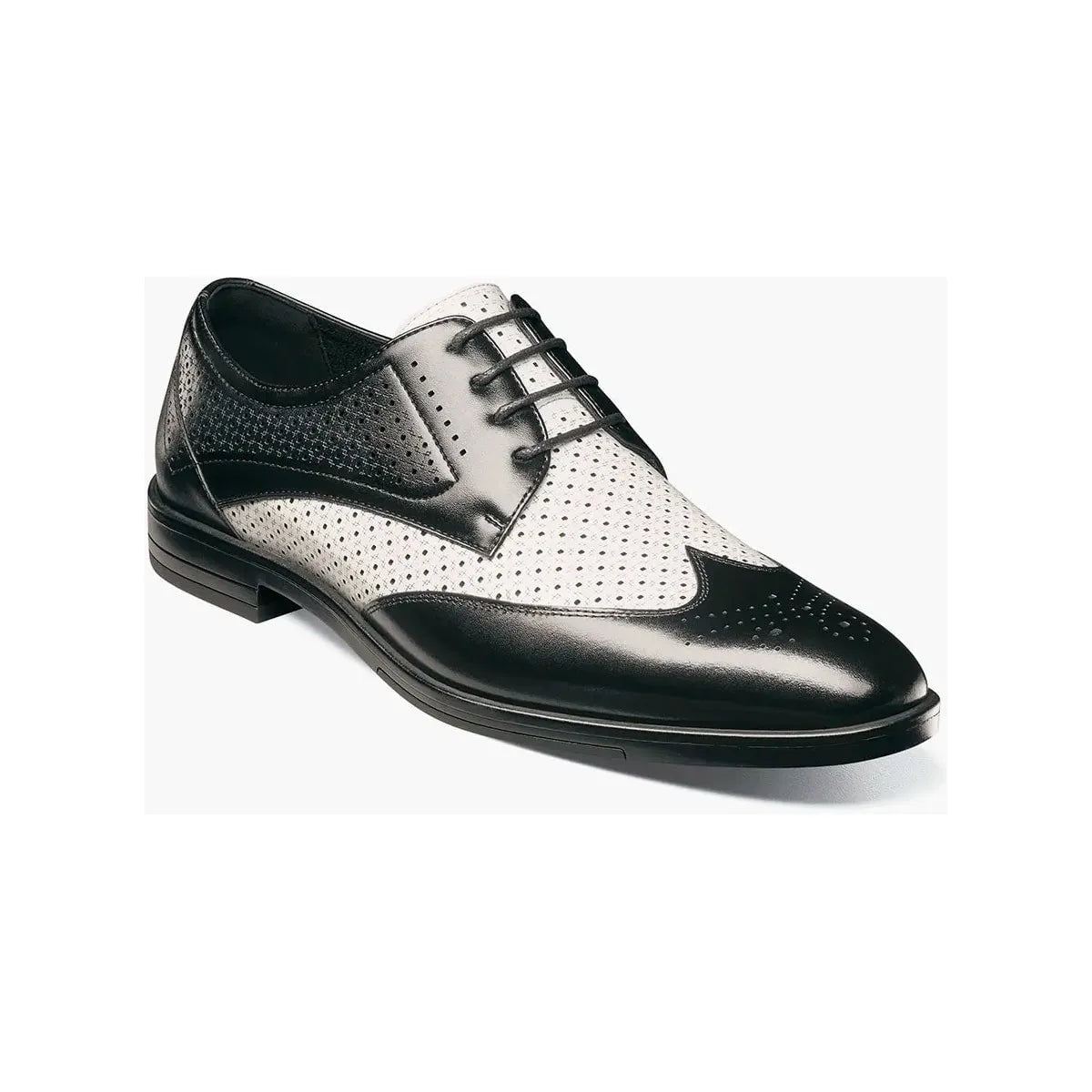 Stylishly Classic: Exploring Black and White Stacy Adams Shoes