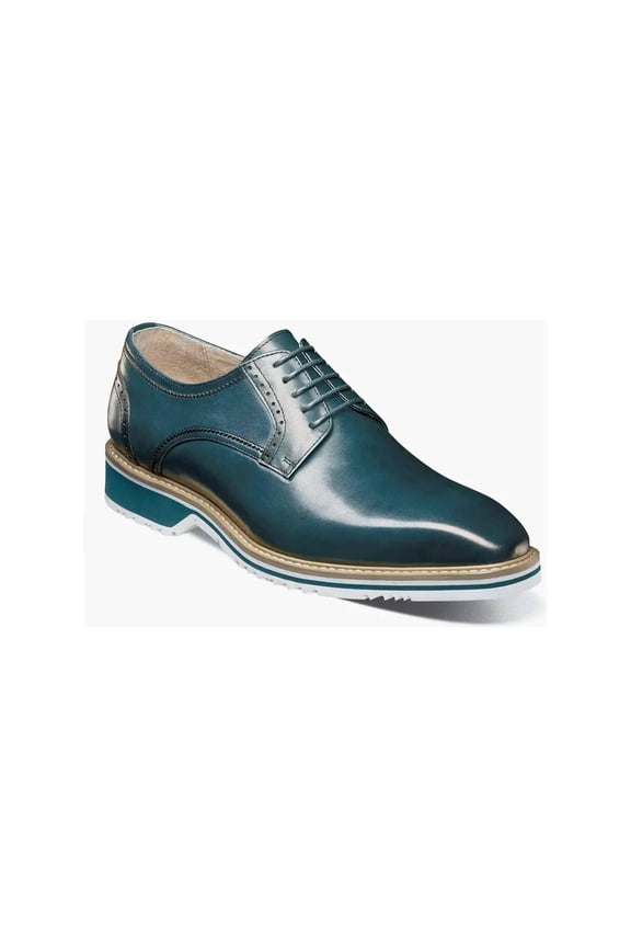 Barringer Plain Toe Oxford Walking Shoes Teal 25722-444