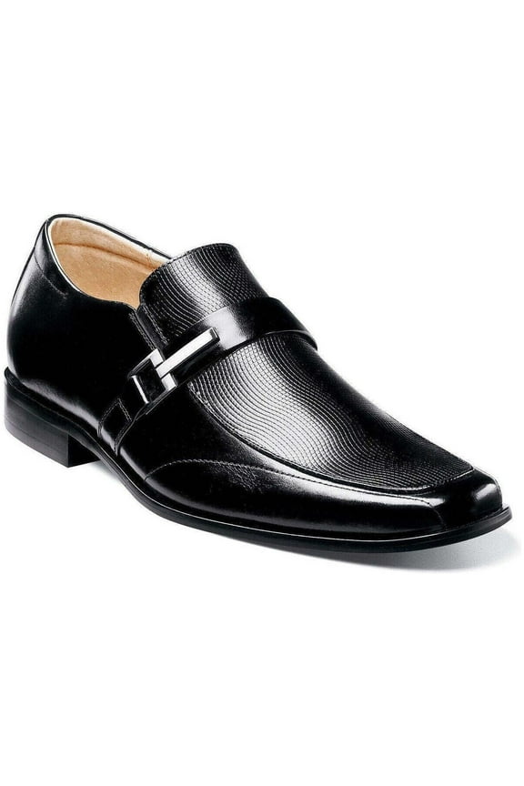 Beau Men's Dress Shoes Cognac Moc Toe Leather 24692-001