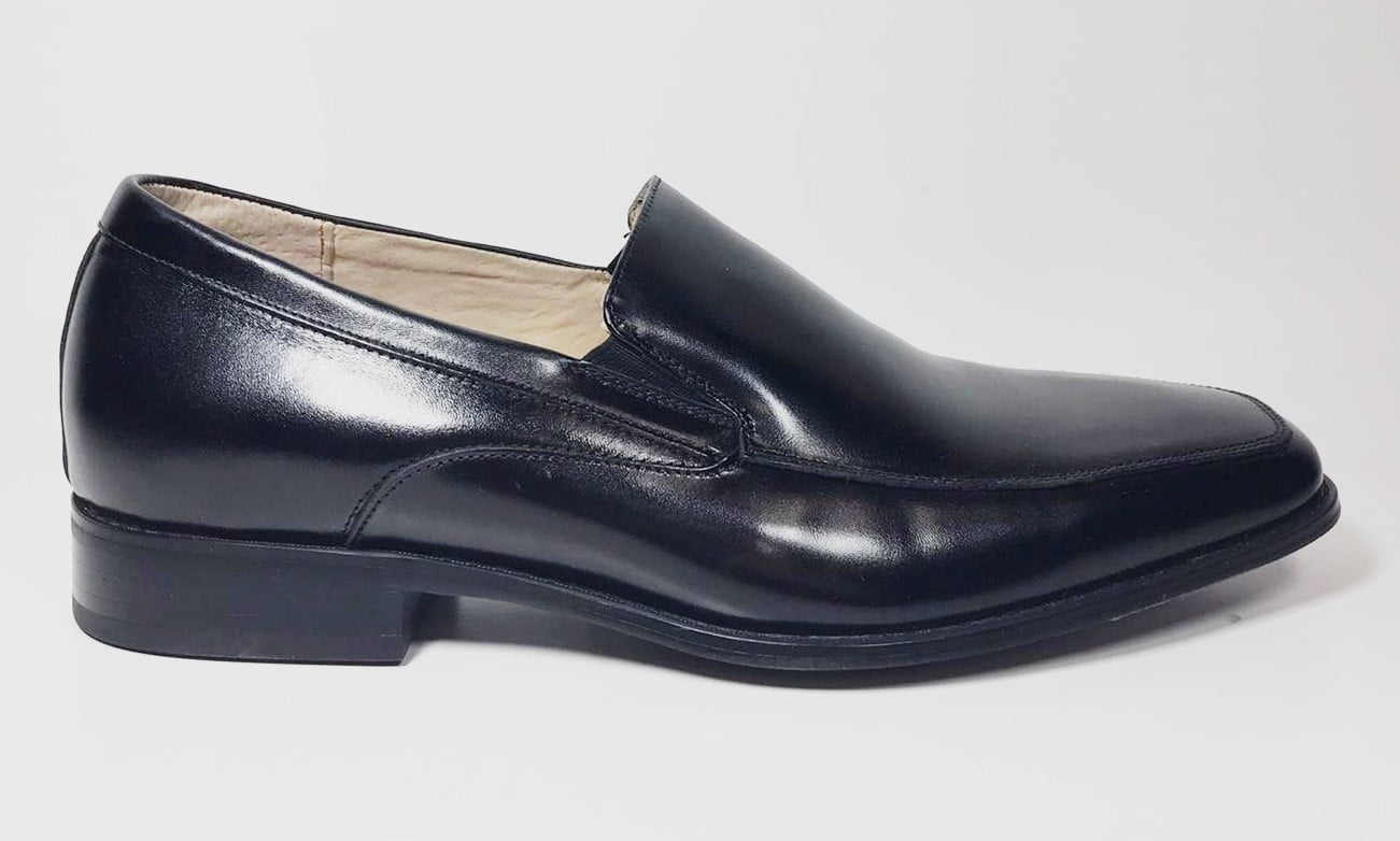 Stacy Adams Bryson Mens Black Leather Slip-On Loafer 24671  display picture 2