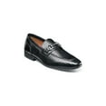 thumbnail image 1 of Stacy Adams Feronte Moc Toe Bit Slip On Croco Print Leather Black 25623-001, 1 of 8