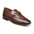 thumbnail image 1 of Stacy Adams Feronte Moc Toe Bit Slip On Croco Print Leather Cognac 25623-221, 1 of 8