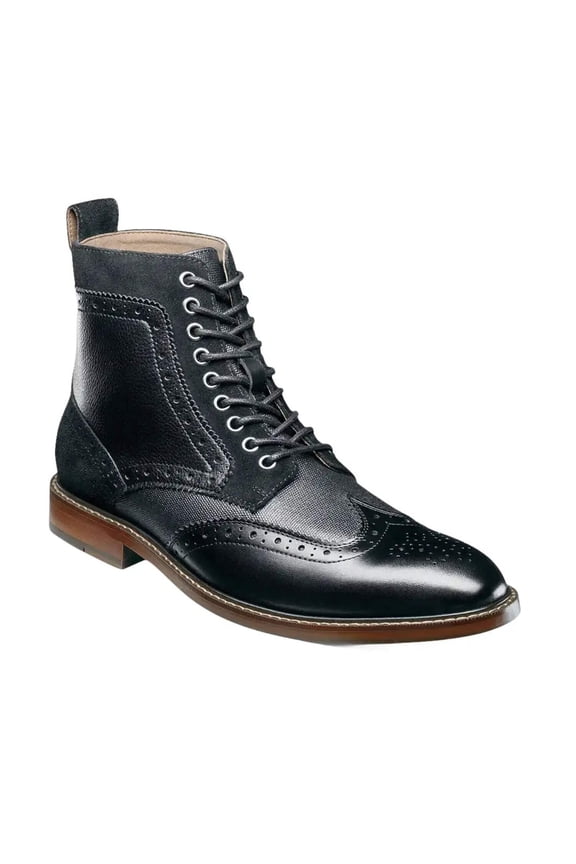 Finnegan Wingtip Lace-Up Boot Black Multi 25427-009